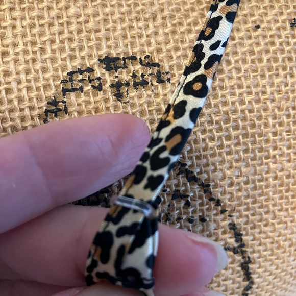 Vintage 90’s Inner Most leopard animal print satin side openings slip nightie M - Picture 7 of 14